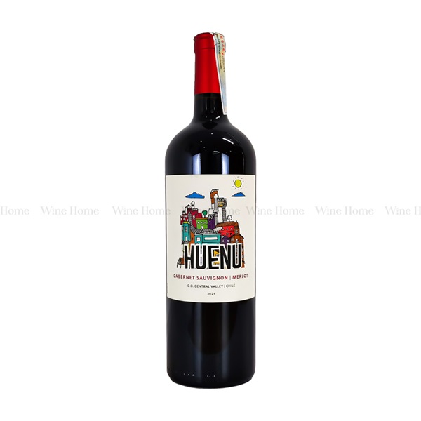 Rượu vang Chile HUENU Cabernet Sauvignon Merlot 13%